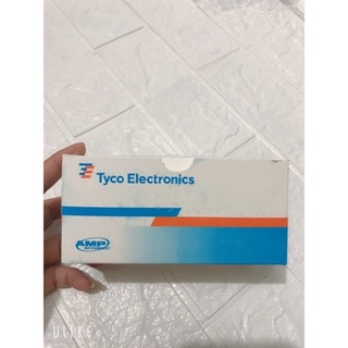 Hot - hạt mạng amp rj45 hộp 100 hạt - hạt mạng amp tyco chân đồng chính hãng 100%