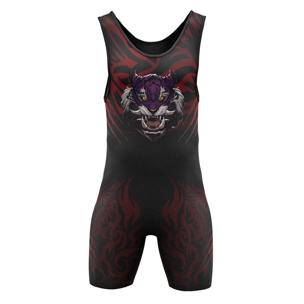 Wrestling Bộ Đồ Bơi Chạy Bộ Ba Mảnh Không Tay Kiểm Soát Bụng 6 Kiểu Tùy Chọn