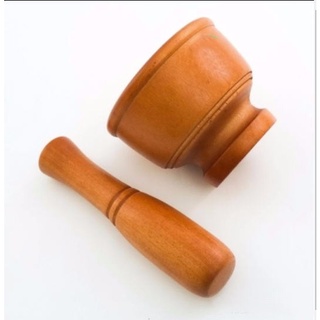 Bộ cối chày gỗ siêu đẹp