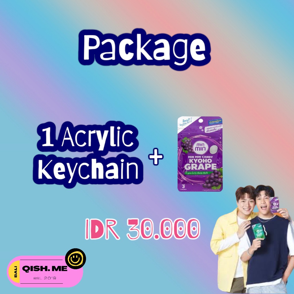 Móc Khóa Acrylic Hình Diễn Viên Thái Lan | Chiều Cao 6cm | Tùy Chỉnh