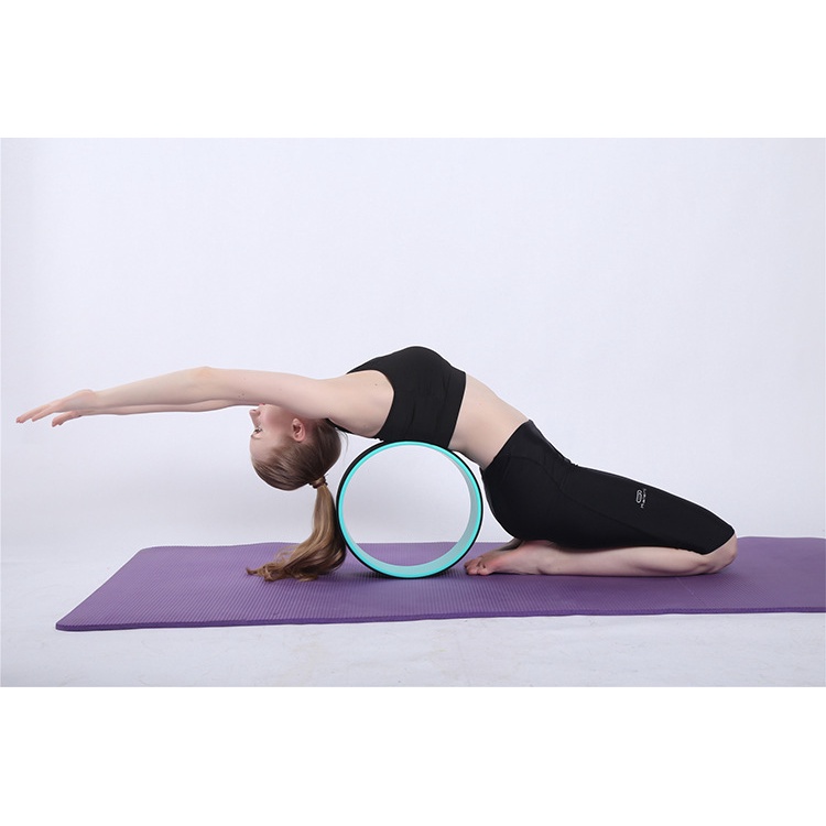 Vòng tập Yoga cao cấp chống trơn trượt 100% khung nhựa ABS 33cm in hoa văn Madala Fitness247