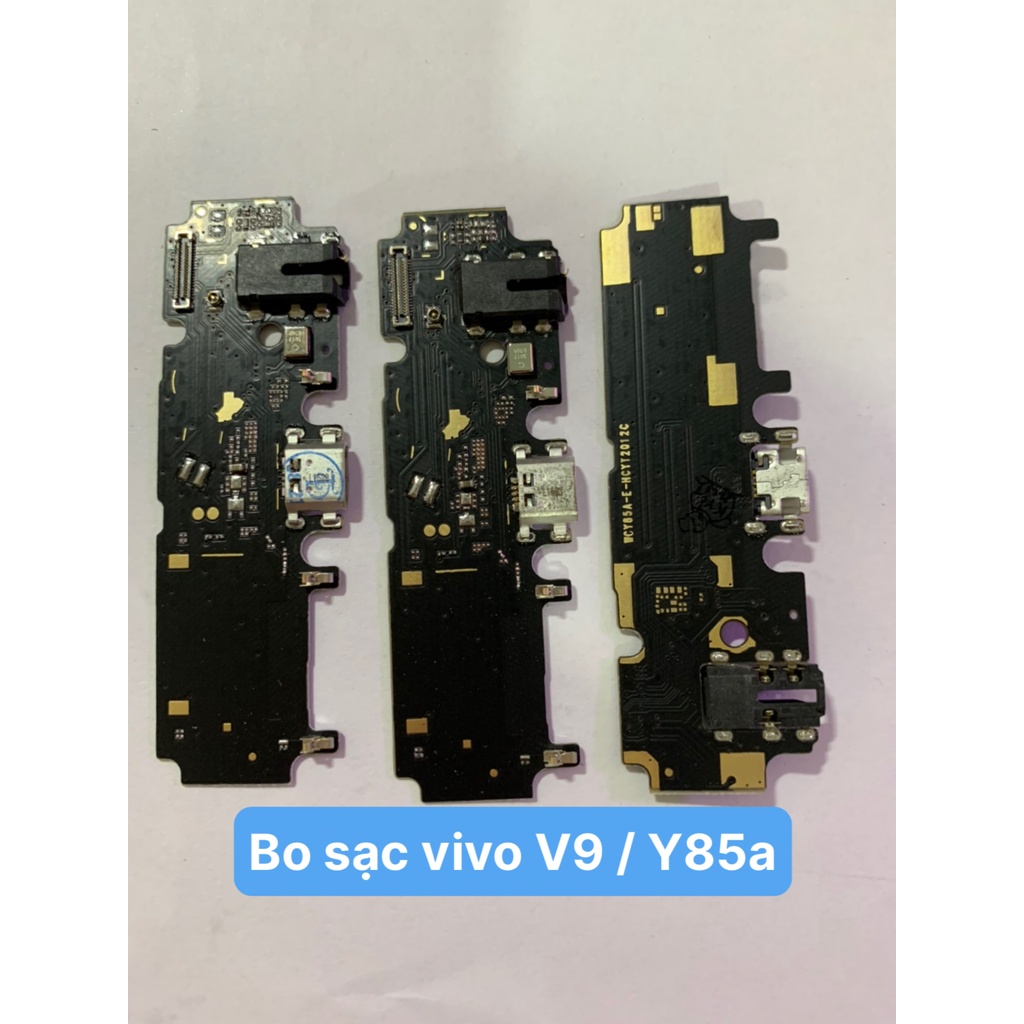 Cụm đuôi sạc, Bo sạc, Chân sạc, micro, tai nghe Vivo V9, Vivo Y85a zin hãng dùng chung
