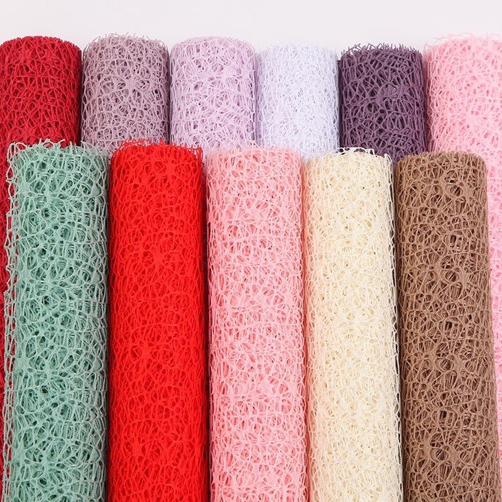 Giấy Lưới Nhện Gói Hoa Khổ 50cm (Bán mét)