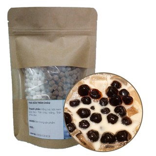 TRÀ SỮA TRÂN CHÂU ĐƯỜNG ĐEN - SET NGUYÊN LIỆU PHA 10 ly