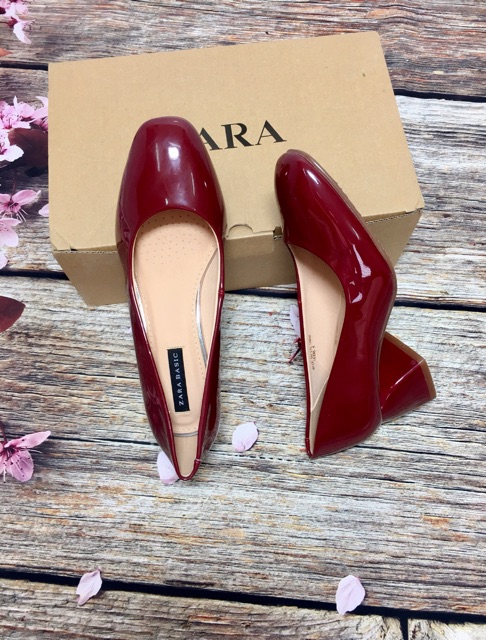 Zara basic 5cm gót vuông