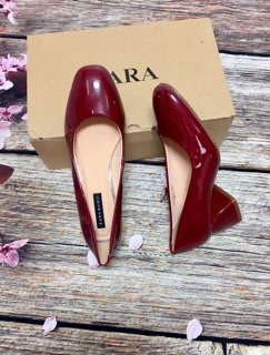 Zara basic 5cm gót vuông 