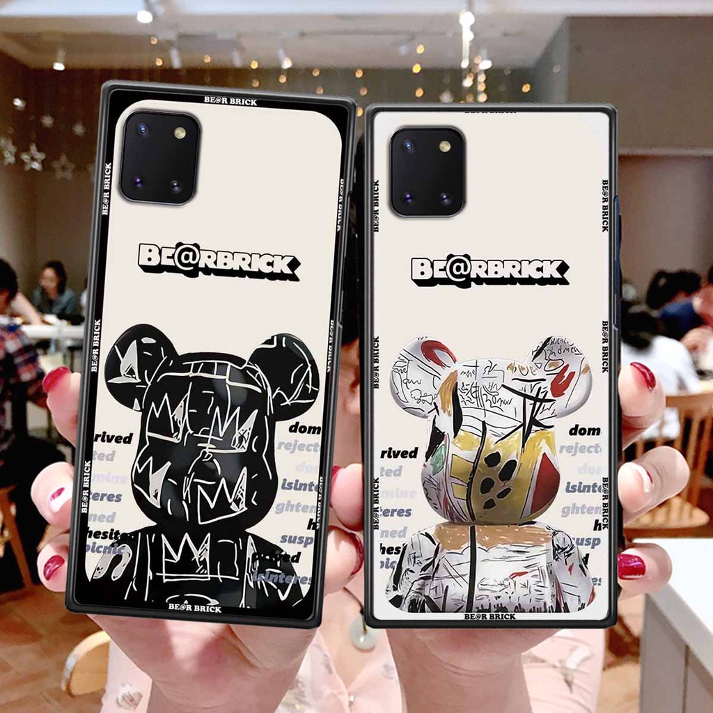 Ốp Samsung Note 10 Lite thể thao, bear brick, ốp lưng dẻo thời trang bền đẹp