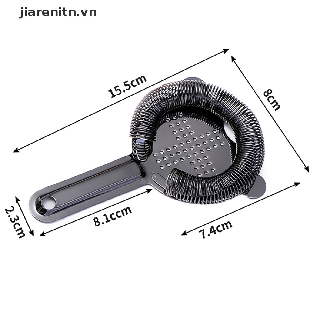 Jiarenitn Bar Strainer Cocktail Strainer Bar Sprung Cocktail Shaker Mixed Drink Tools vn