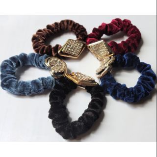 Combo 5 cột tóc nhung đính hạt
