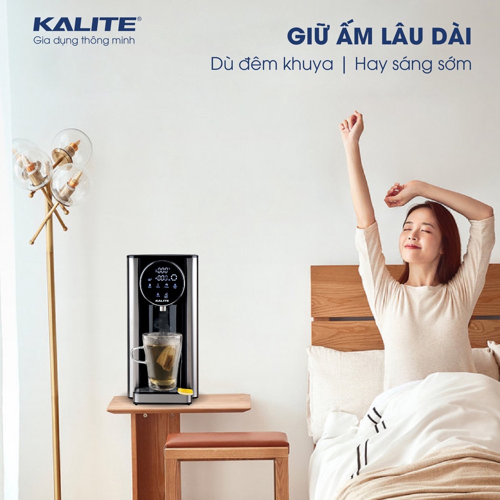 Bình thuỷ điện Kalite KL 888 dung tích 2,7L, bình pha trà pha cafe có lọc nước RO