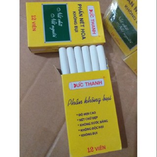 ❤️ FREESHIP ❤️ Phấn viết bảng không bụi - Hộp Phấn không bụi Đức Thanh, Viết thanh đậm