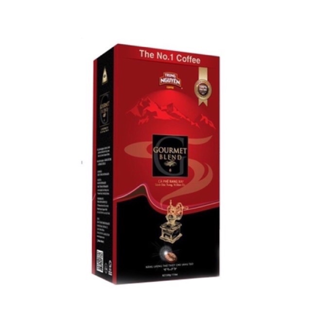 T03/2024- Cà Phê Rang Xay Gourment Blend Trung Nguyên Bánh Xe Hộp 500g
