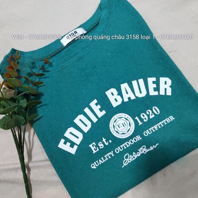 Áo phông Unisex 3158 màu xanh ngọc