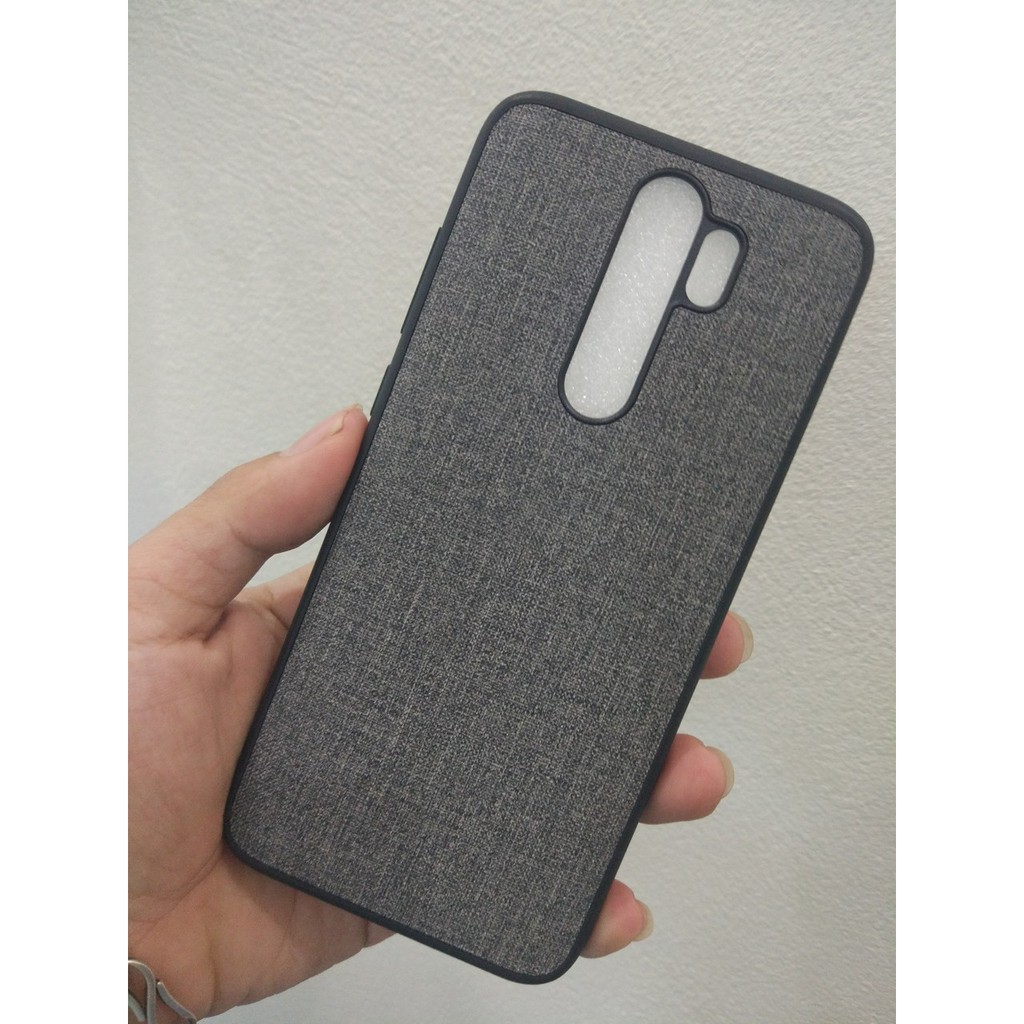 Ốp lưng Xiaomi redmi note 8 Pro họa tiết vải Jean cao cấp