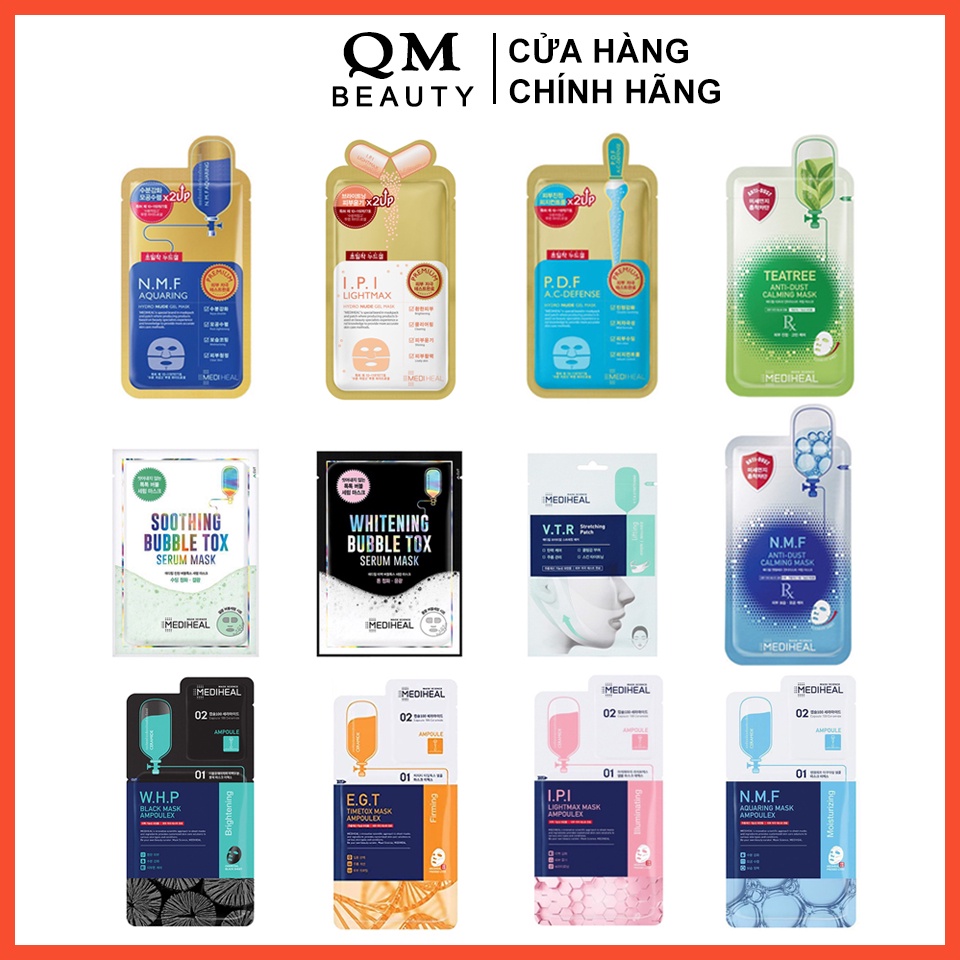 Mặt nạ dưỡng da Mediheal Hàn Quốc, mặt nạ cấp ẩm dưỡng trắng da chính hãng
