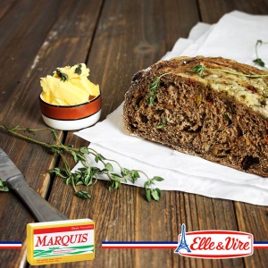 BƠ LẠT  THỰC VẬT MARQUIS ELLE&VIRE PHÁP 200GR BƠ KHÔNG MUỐI