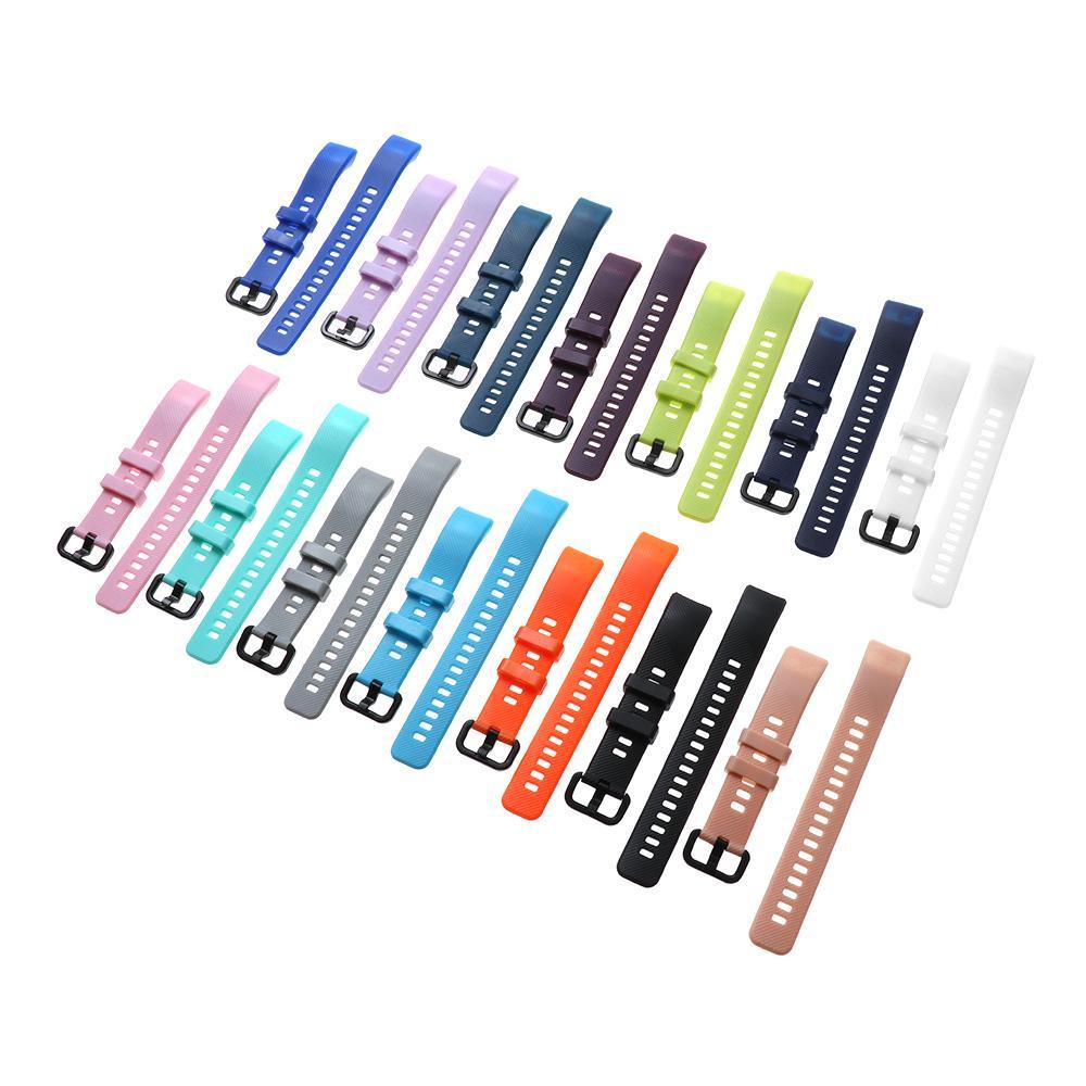 JONYE Dây Đeo Thay Thế Chất Liệu Silicone Màu Trơn Cho Honor Band 4 5