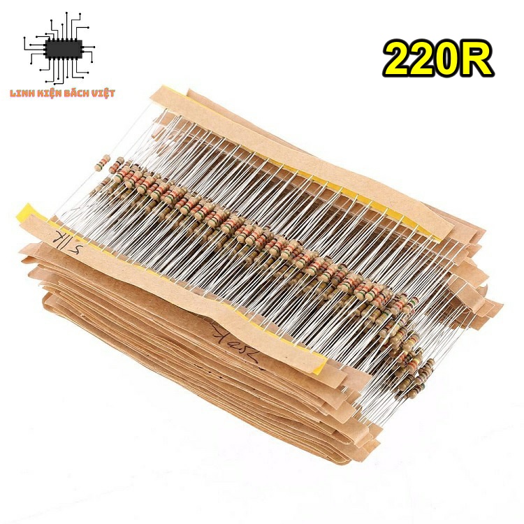 100 chiếc Điện trở 220R-1/4W