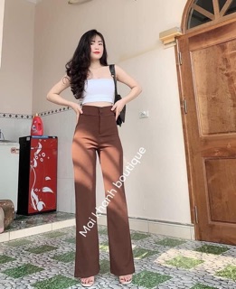 QUẦN LOE 2 KHUY HACK CHÂN DÀI MIÊN MAN