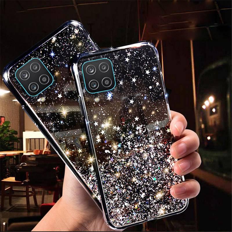 Ốp Điện Thoại TPU Mềm Đính Ngọc Trai Lấp Lánh Cho OPPO A1K F1S F3 F5 F9 Pro F11 Pro Reno 4 Pro