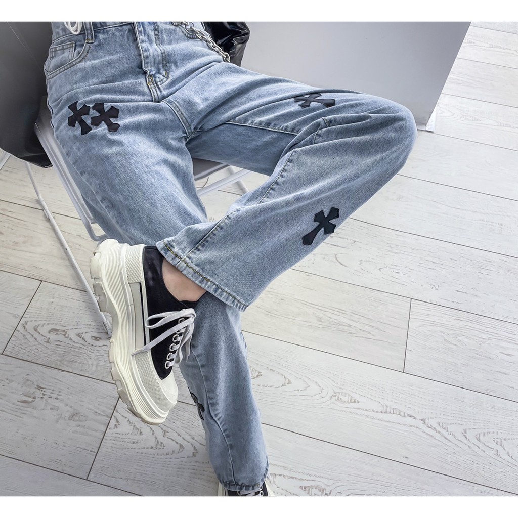 [Babe I'm Real] Quần Jeans Chrome Heart FW20 ( Full Tag, mac,... )