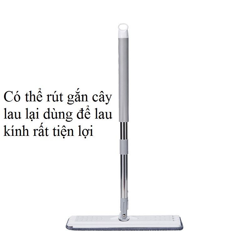 Cây lau nhà tự vắt thông minh 360 độ chính hãng TAKORA, Bộ chỗi lau nhà 2 ngăn đa năng cao cấp