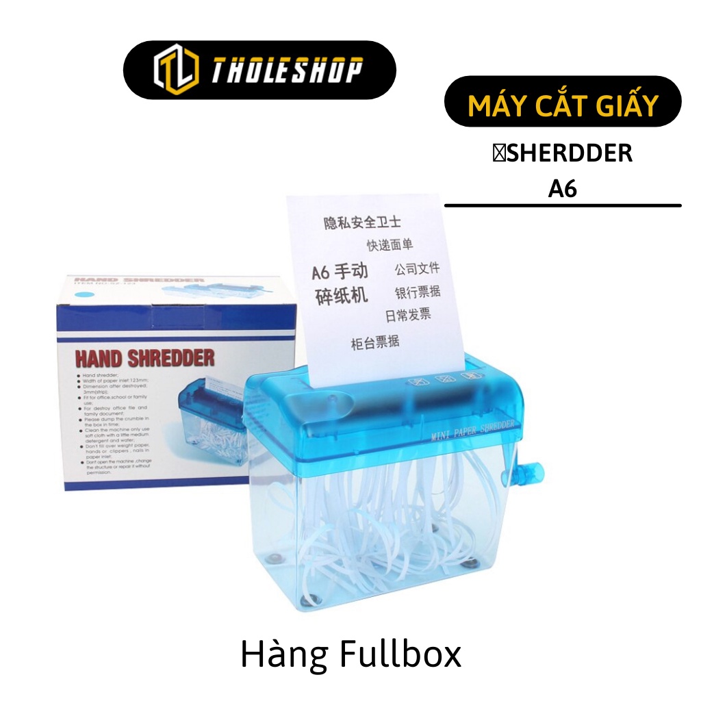 Máy huỷ tài liệu - Máy cắt giấy Shredder A4, A6, USB cắt tự động phù hợp cho văn phòng gia đình 4755