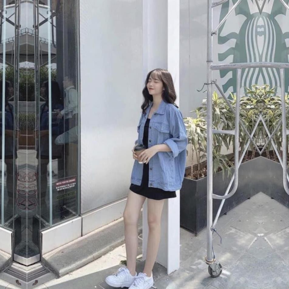 Áo Khoác JEAN XANH NHẠT Unisex