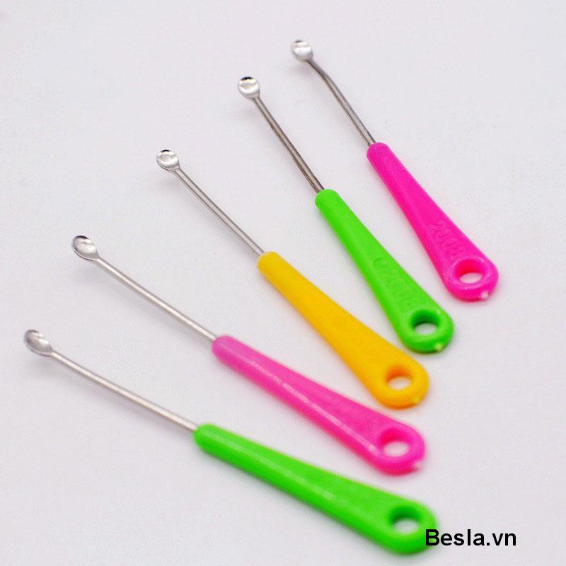 🍓dụng cụ ngoáy tai inox lấy ráy tai thép không rỉ