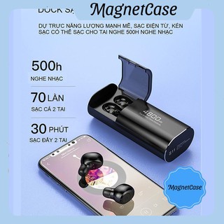 Tai nghe Bluetooth Kiêm Sạc Dự Phòng S11 TWS 4800mAh - Chống nước IPX7 - Nghe nhạc lên đến 90h