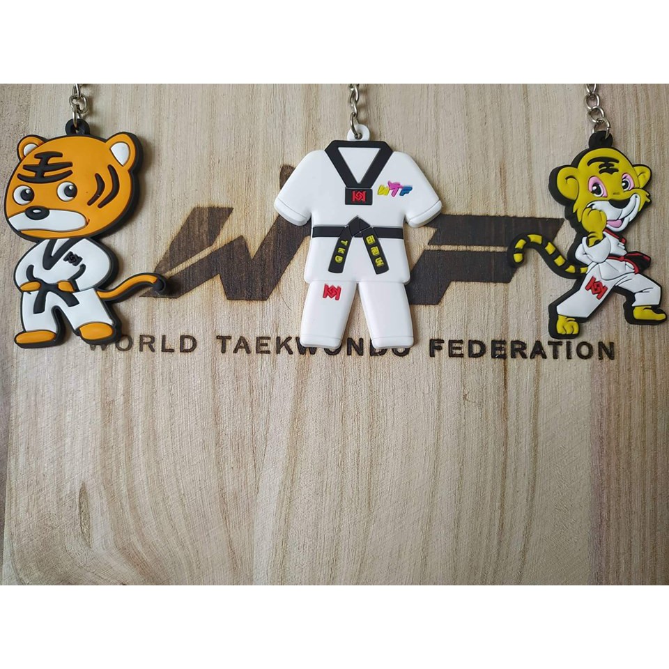 Đai Taekwondo vải trắng 2 vòng siêu ngầu