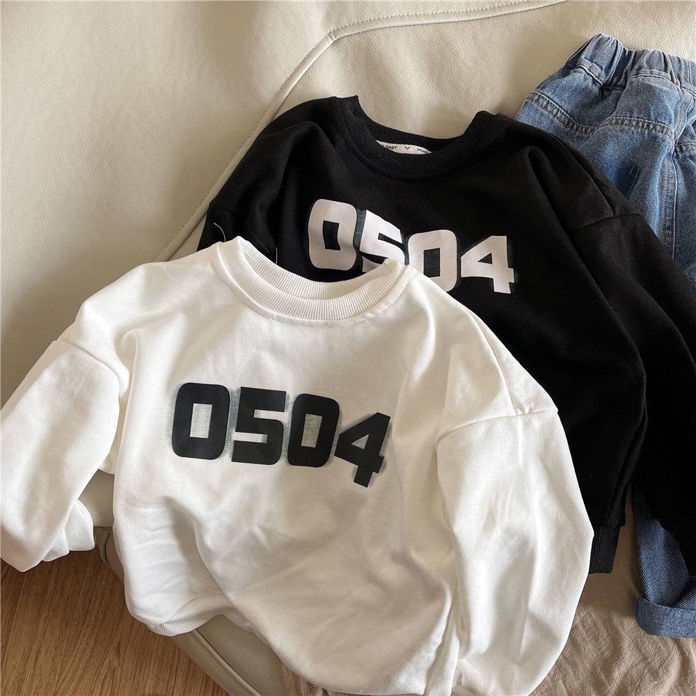 Áo Thun Cotton Cổ Tròn Tay Dài Phong Cách Ngoại Quốc Thời Trang Xuân Thu Mới Dành Cho Trẻ Em