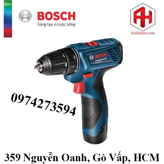 Máy khoan vặn vít dùng pin Bosch GSR 120-LI