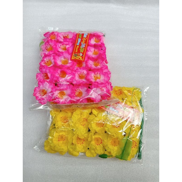 Bịch hoa mai/đào giả trang trí Tết