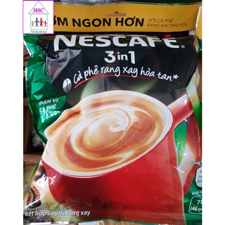 Nescafe 3in1 - Cà phê rang xay hòa tan bịch 46 gói