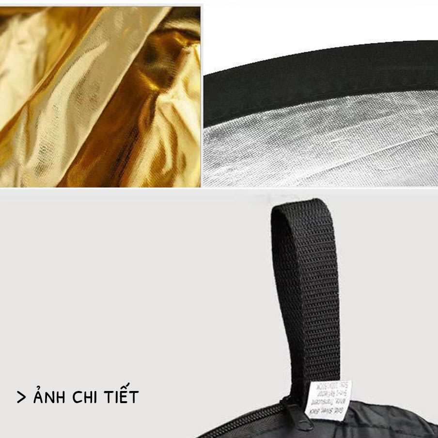 [Phụ Kiện Chụp Ảnh] Tấm hắt sáng 2 trong 1 nhiều kích thước (30cm - 60cm - 80cm - 110cm)