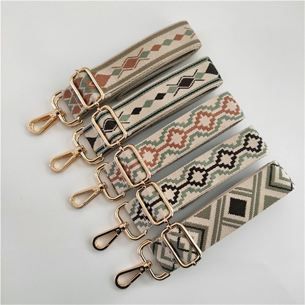 Dây đeo túi xách thay thế bằng cotton màu sắc thời trang có thể điều chỉnh cho nữ MIHAN1