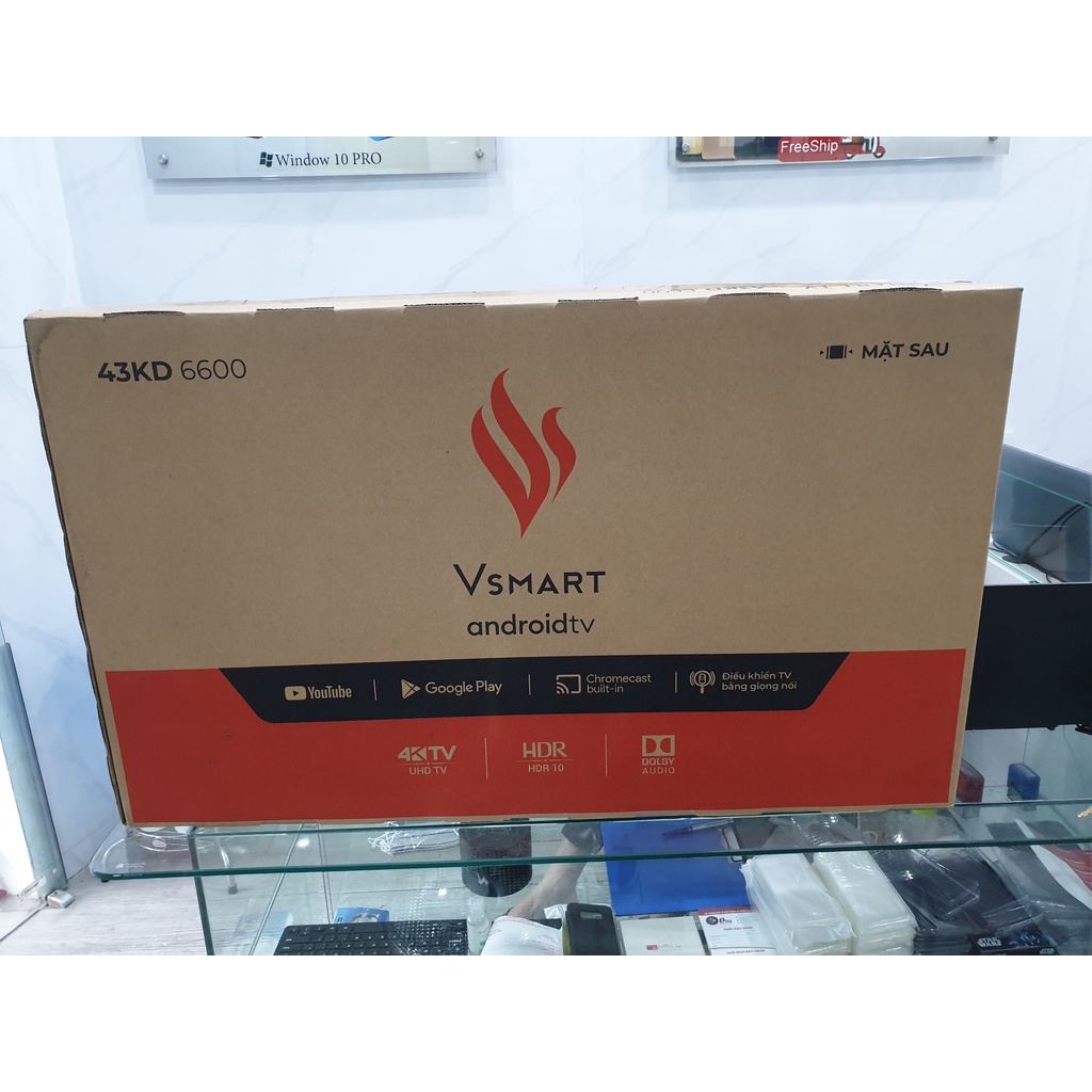 Android Tivi Vsmart 4K 43 inch 43KD6600 | Bảo hành Chính Hãng 24 tháng