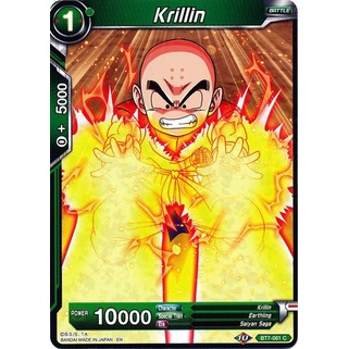 Thẻ bài Dragonball - bản tiếng Anh - Krillin / BT7-061'
