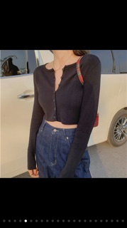 Áo croptop dài tay