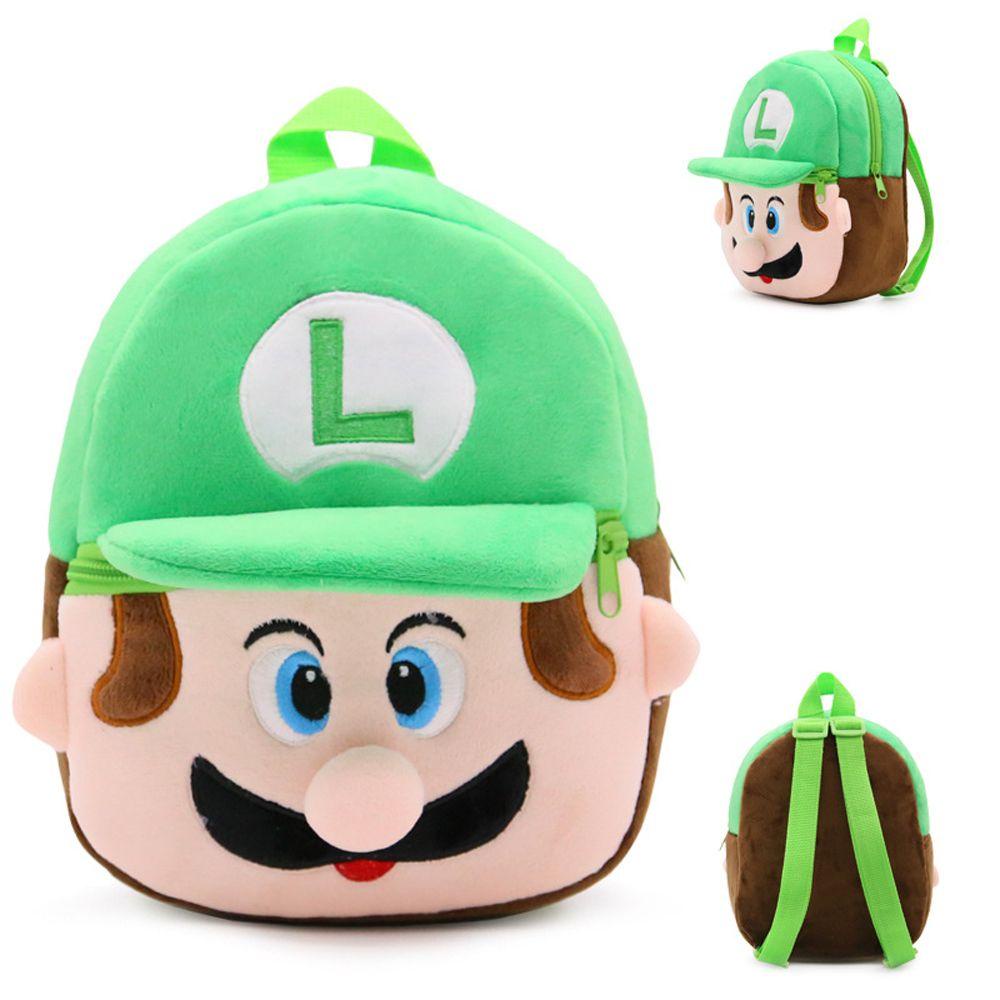 Ba Lô Bông Mềm Chất Lượng Cao In Hình Super Mario Cho Bé