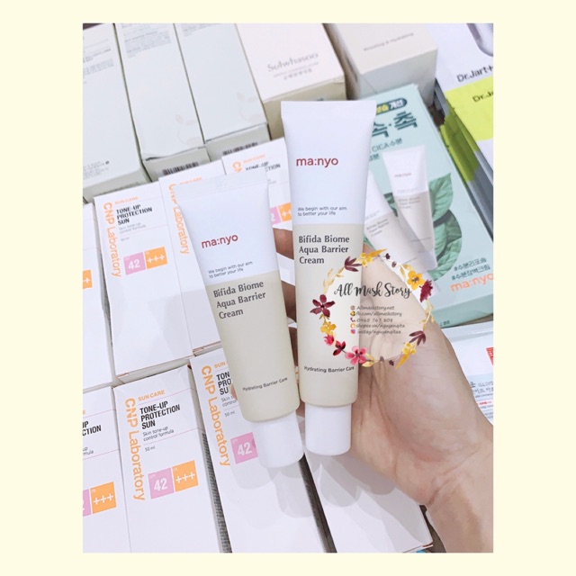 KEM DƯỠNG MANYO BIFIDA BIOME AQUA BARRIER CREAM CẤP ẨM LÀM DỊU DA