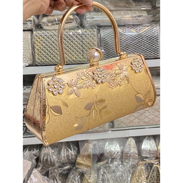 Bóp Đầm Đeo Vai Kết Hạt Thủ Công Hàng Cao Cấp Có Quai{ Nhận giao hoả tốc trong ngày khu vực tphcm}