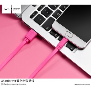 Dây sạc Lightning Hoco X5 bamboo