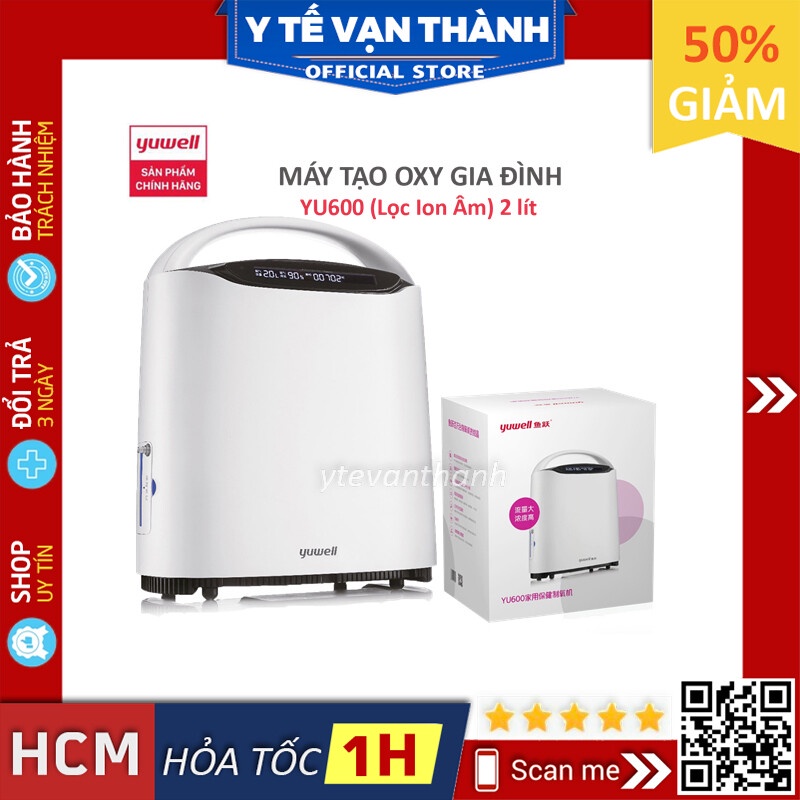 ✅ [CHÍNH HÃNG] Máy Tạo Oxy Phòng Ngủ- YU600 (Lọc Ion Âm) -VT0617