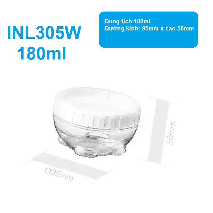 Hộp nhựa bảo quản thực phẩm Lock&Lock Interlock dung tích 180ml ,500ml, 1L,1.6L INL301 INL302 INL303 INL305