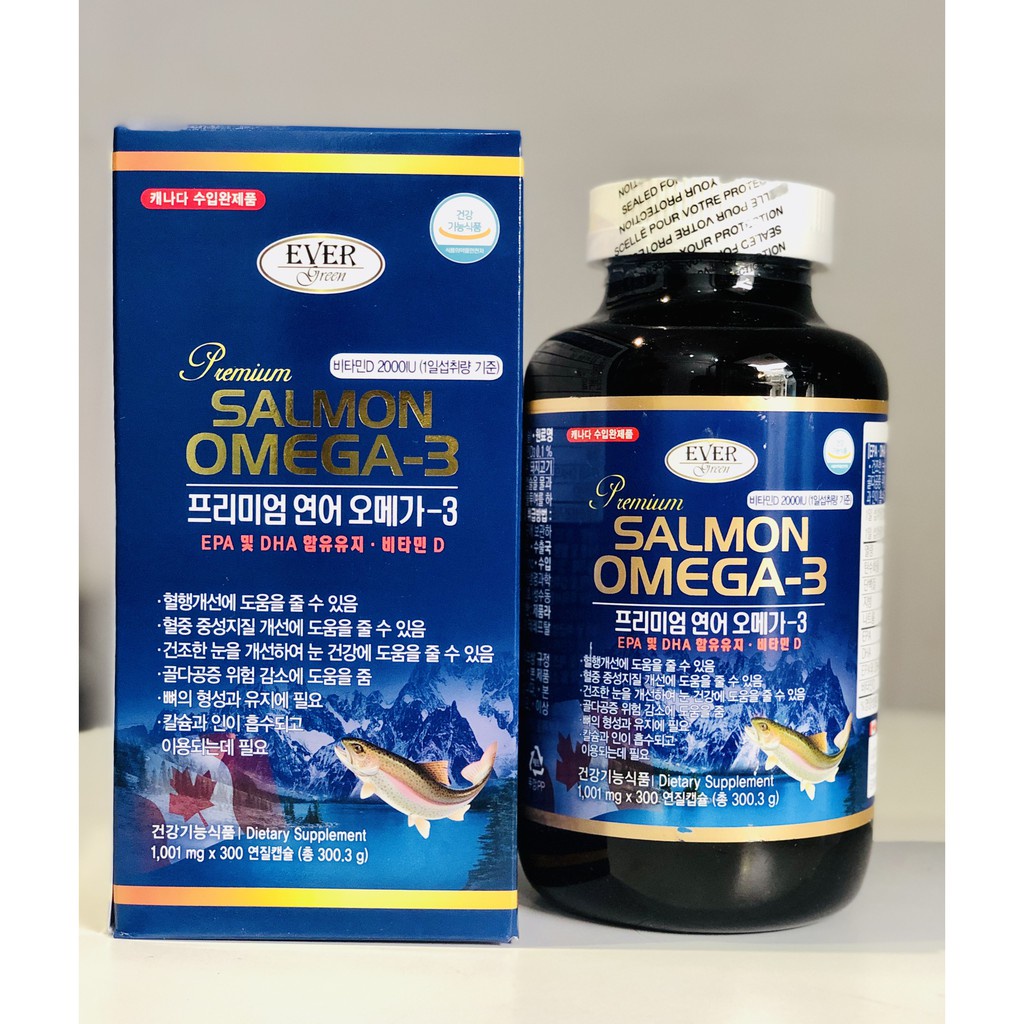 Viên Uống OMEGA-3 & DHA Tiêu Chuẩn Hàn Quốc