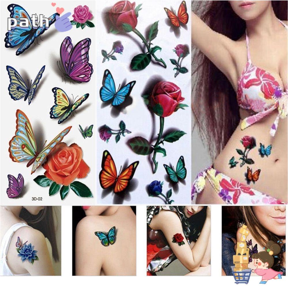 Hình Xăm Dán 3D Chống Nước Lâu Trôi Có Thể Tháo Rời
