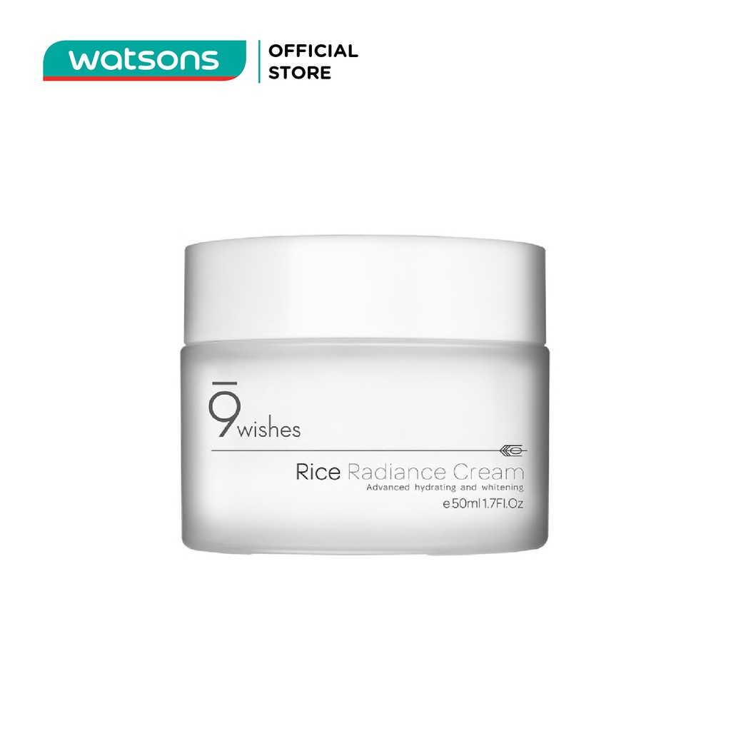 Kem Dưỡng 9 Wishes Rice Radiance Cream Cấp Ẩm Và Làm Sáng Da 50ml