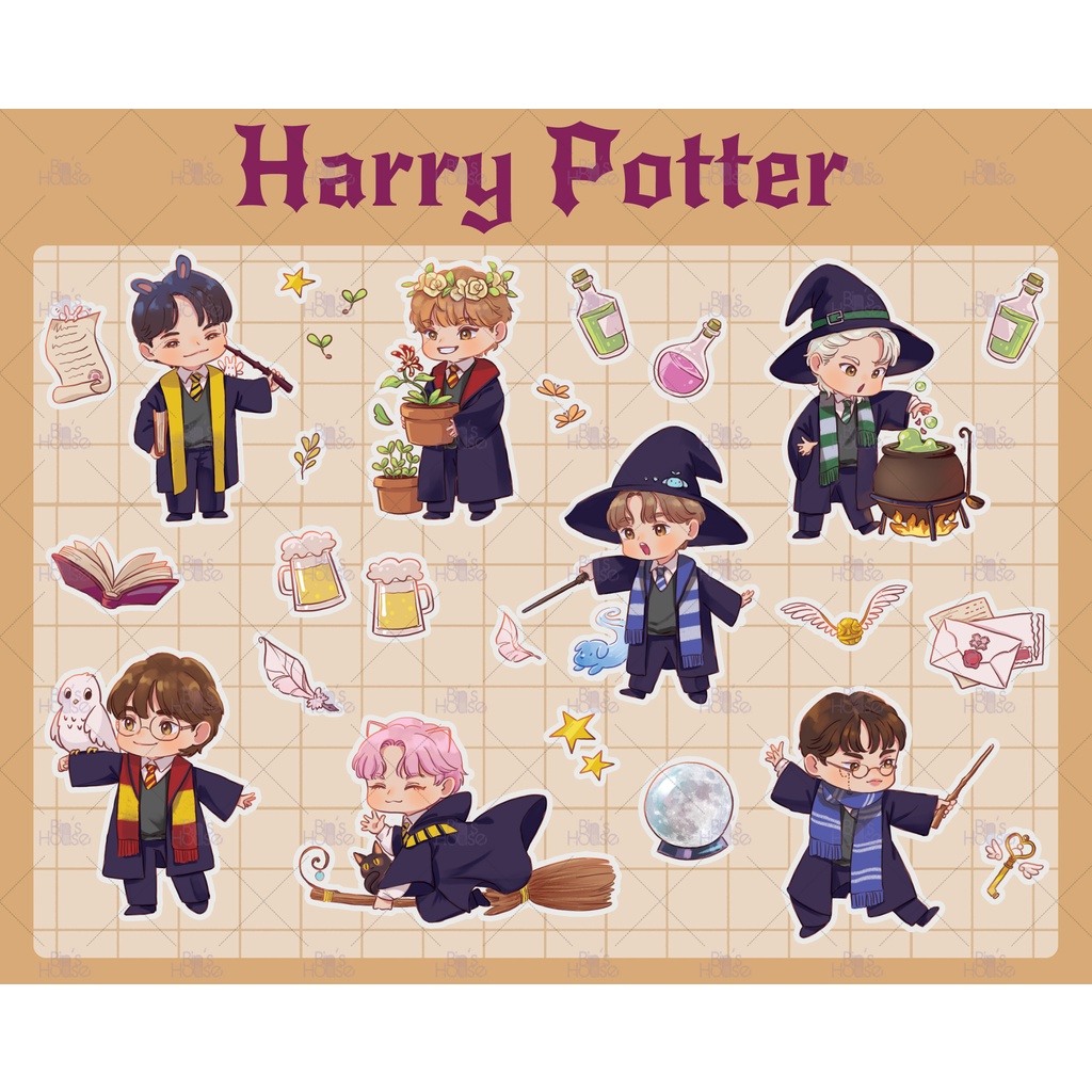 BIN'S HOUSE | Tempest keyring - Móc khóa chibi dễ thương ver Harry Potter